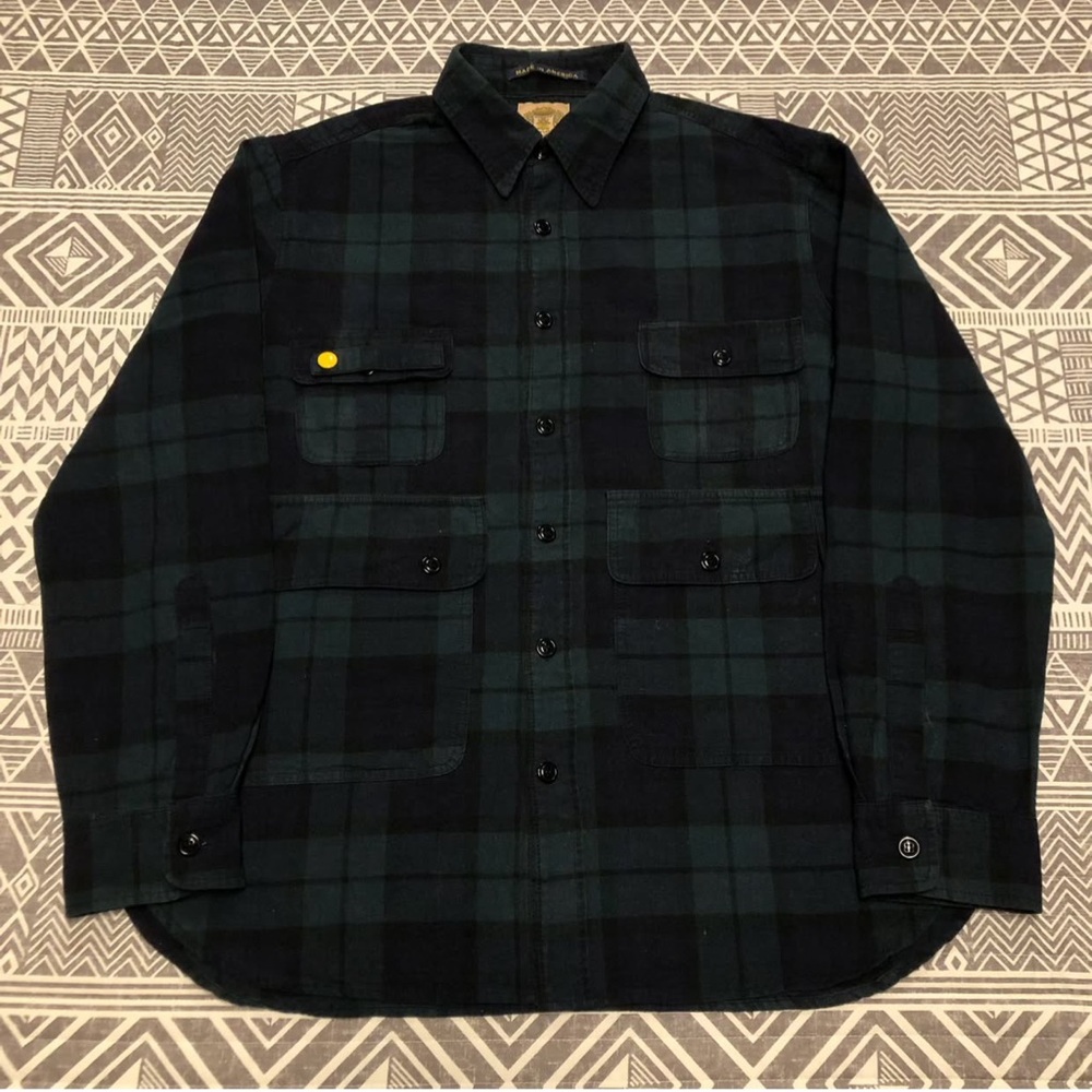 Billionaire Boys Club Bee Line Plaid Longsleeve Button Up Size Extra Large